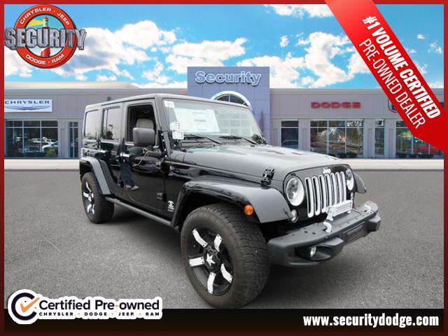 New 2016 Jeep Wrangler, $53500