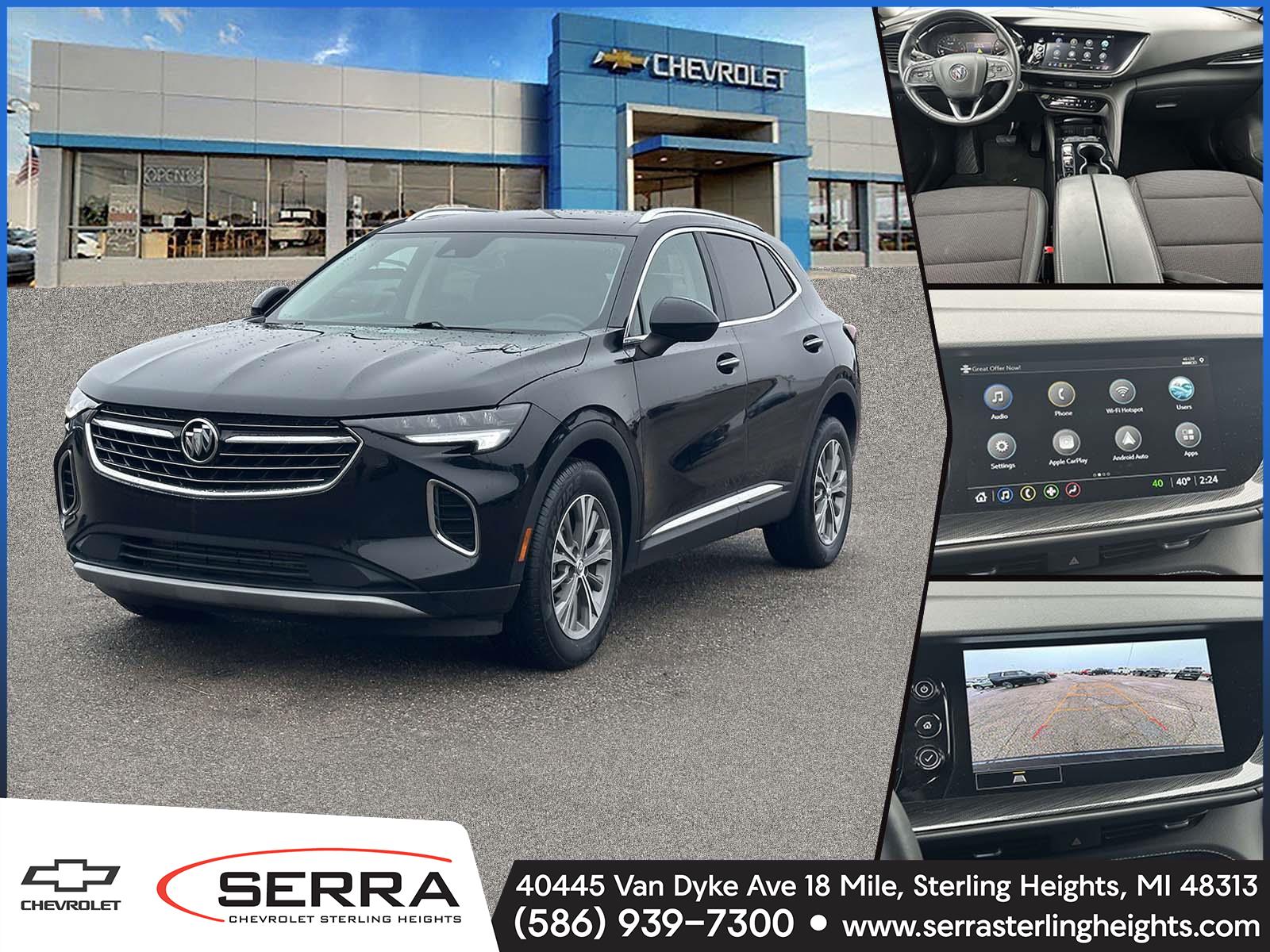 Black (Ebony Twilight Metallic) 2023 Buick Envision Preferred FWD SUV / Crossover Front-Wheel Drive Automatic