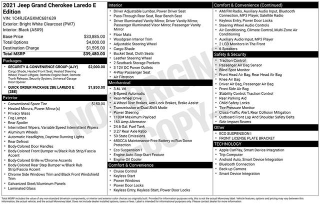 2021 Jeep Grand Cherokee