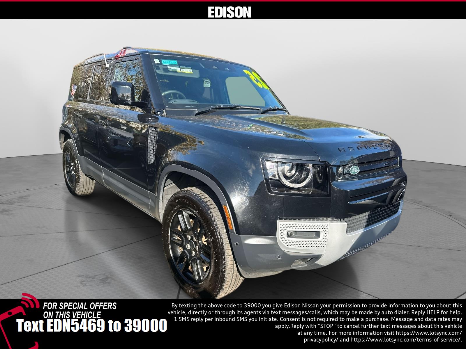 Black 2025 Land Rover Defender 110 P300 S AWD SUV / Crossover All-Wheel Drive Automatic