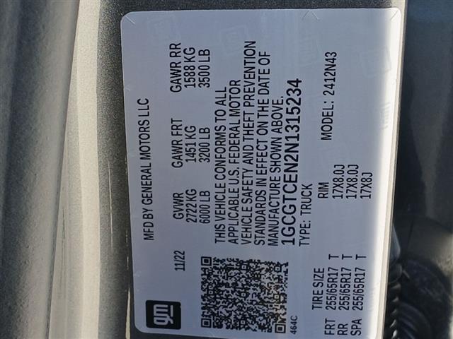 2022 Chevrolet Colorado