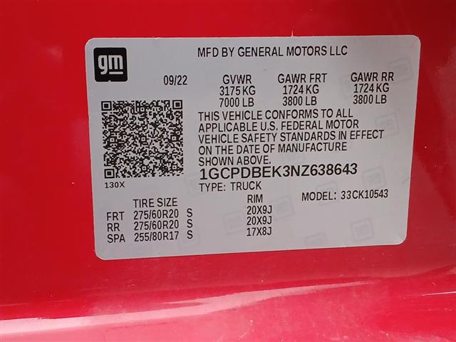 2022 Chevrolet Silverado 1500