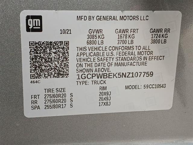 2022 Chevrolet Silverado 1500 LTD