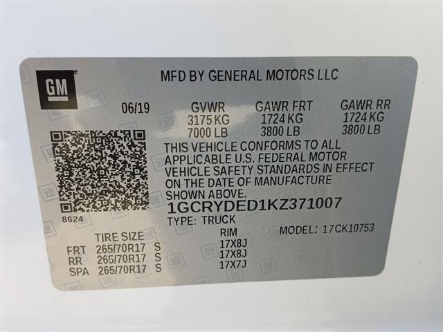 2019 Chevrolet Silverado 1500