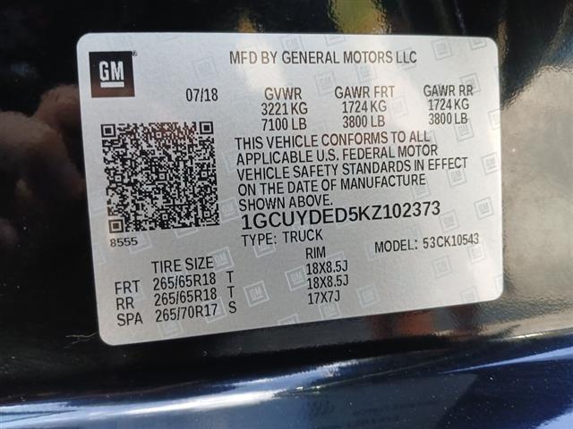 2019 Chevrolet Silverado 1500