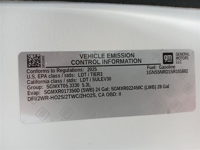 2025 Chevrolet Tahoe