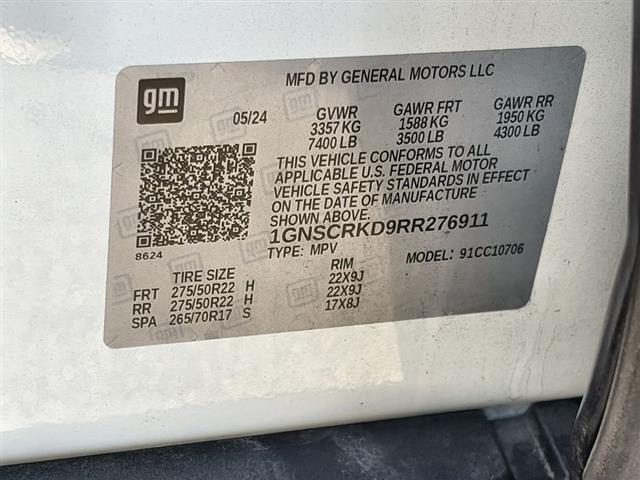 2024 Chevrolet Tahoe