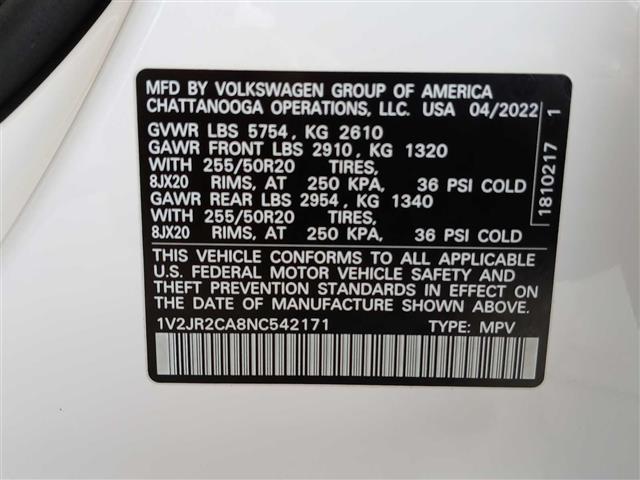 2022 Volkswagen Atlas