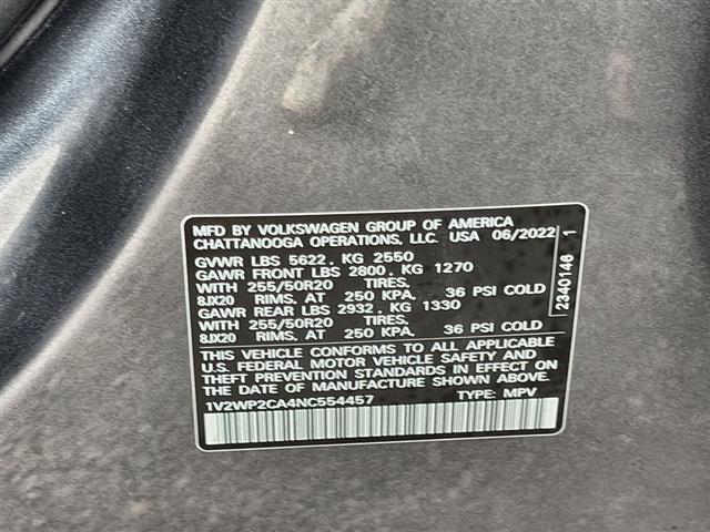 2022 Volkswagen Atlas