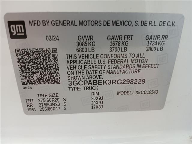 2024 Chevrolet Silverado 1500