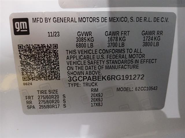 2024 Chevrolet Silverado 1500