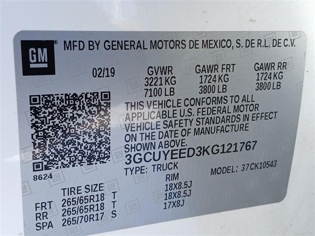 2019 Chevrolet Silverado 1500