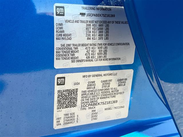 2025 Chevrolet Silverado 1500