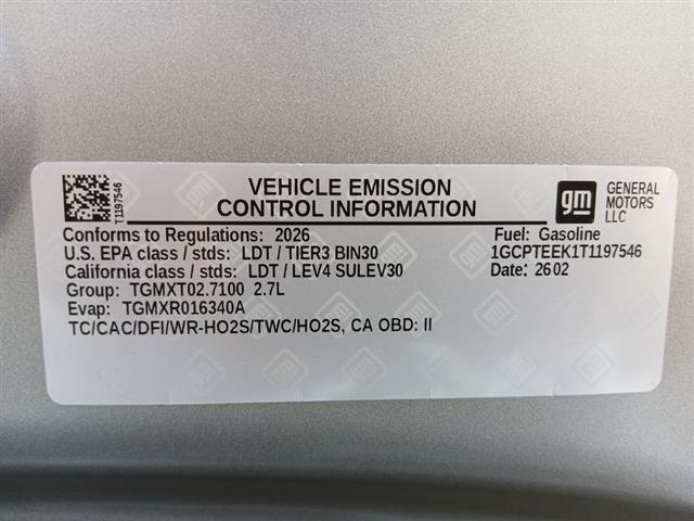 2026 Chevrolet Colorado