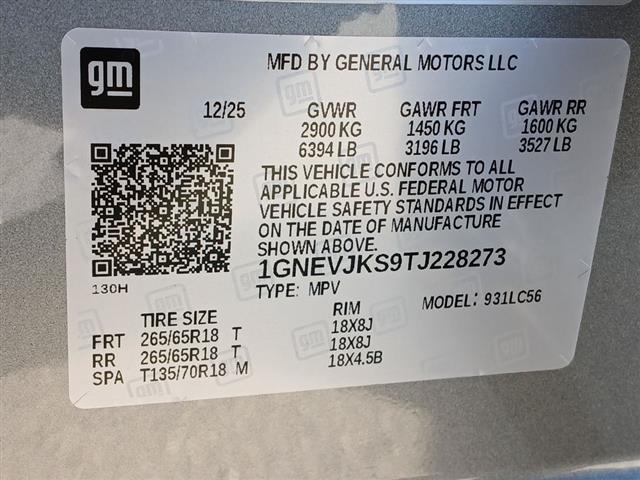 2026 Chevrolet Traverse