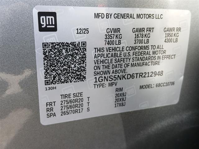 2026 Chevrolet Tahoe