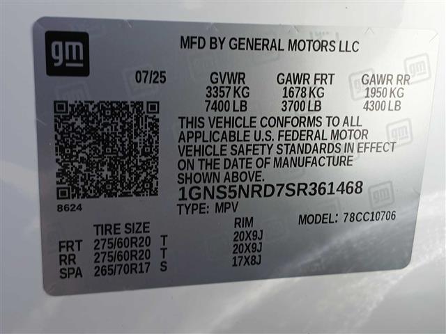 2025 Chevrolet Tahoe