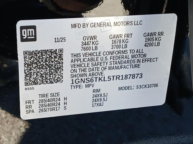 2026 Chevrolet Tahoe