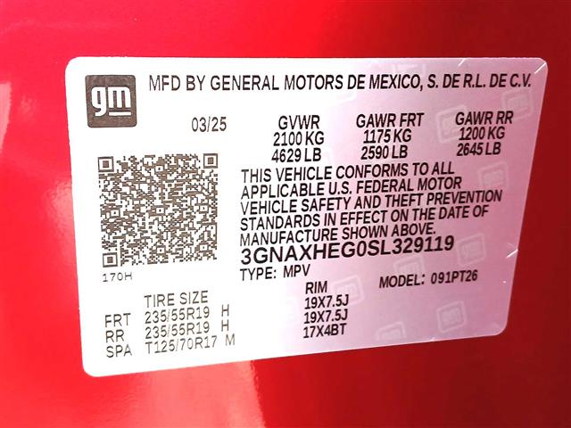 2025 Chevrolet Equinox