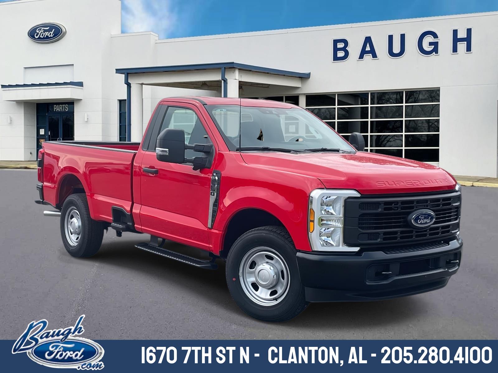 Race Red 2026 Ford F-350 Super Duty XL Regular Cab LB RWD Pickup Truck 4X2 Manual