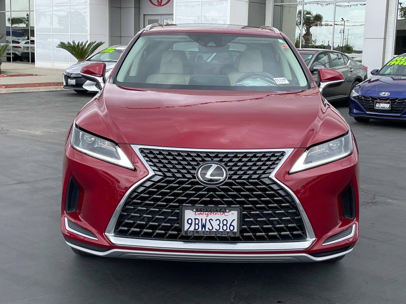 Used 2022 Lexus RX 350 with VIN 2T2HZMAA9NC247842 for sale in Glendora, CA