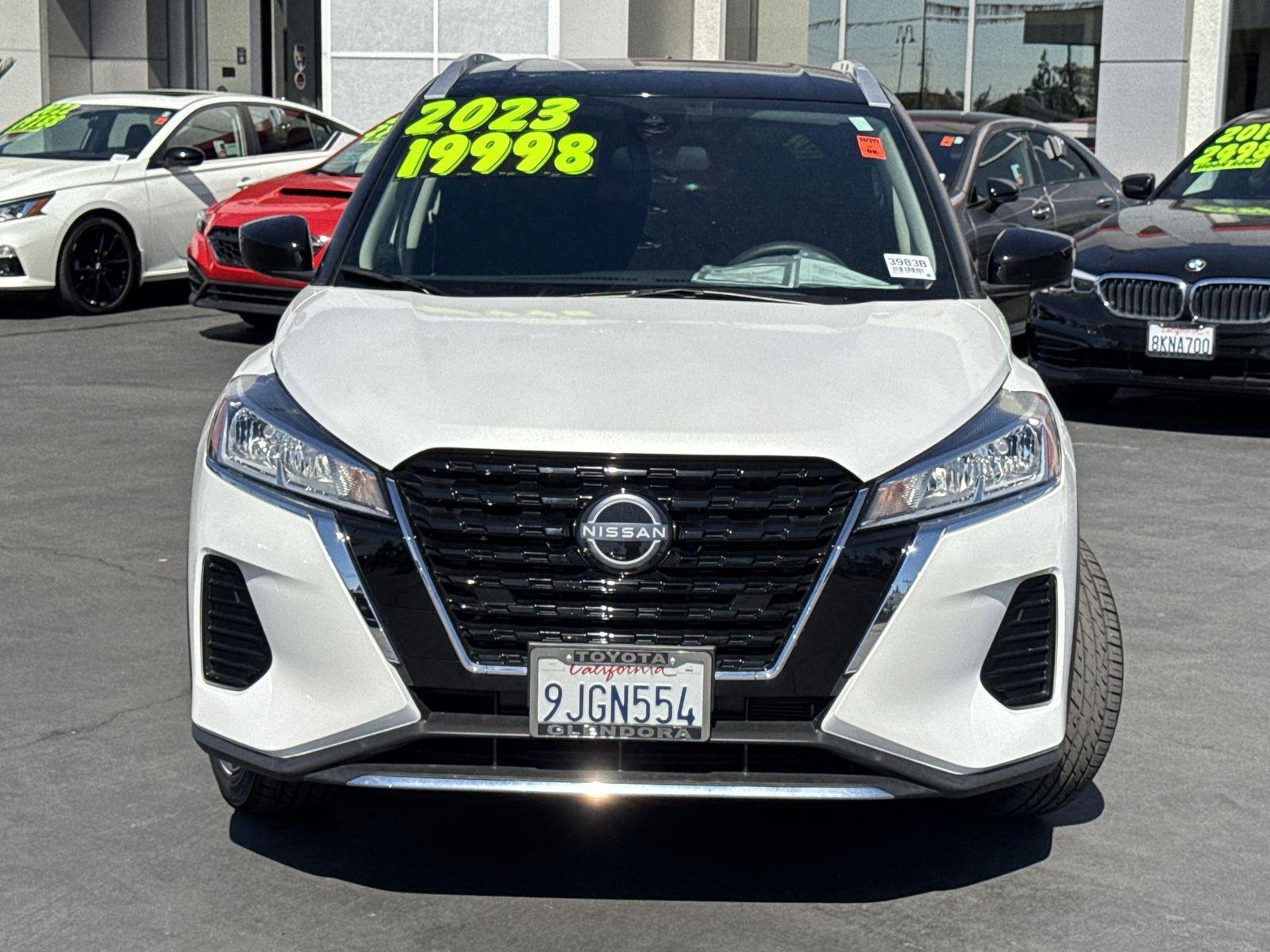 Used 2023 Nissan Kicks SV with VIN 3N1CP5CV3PL557918 for sale in Glendora, CA