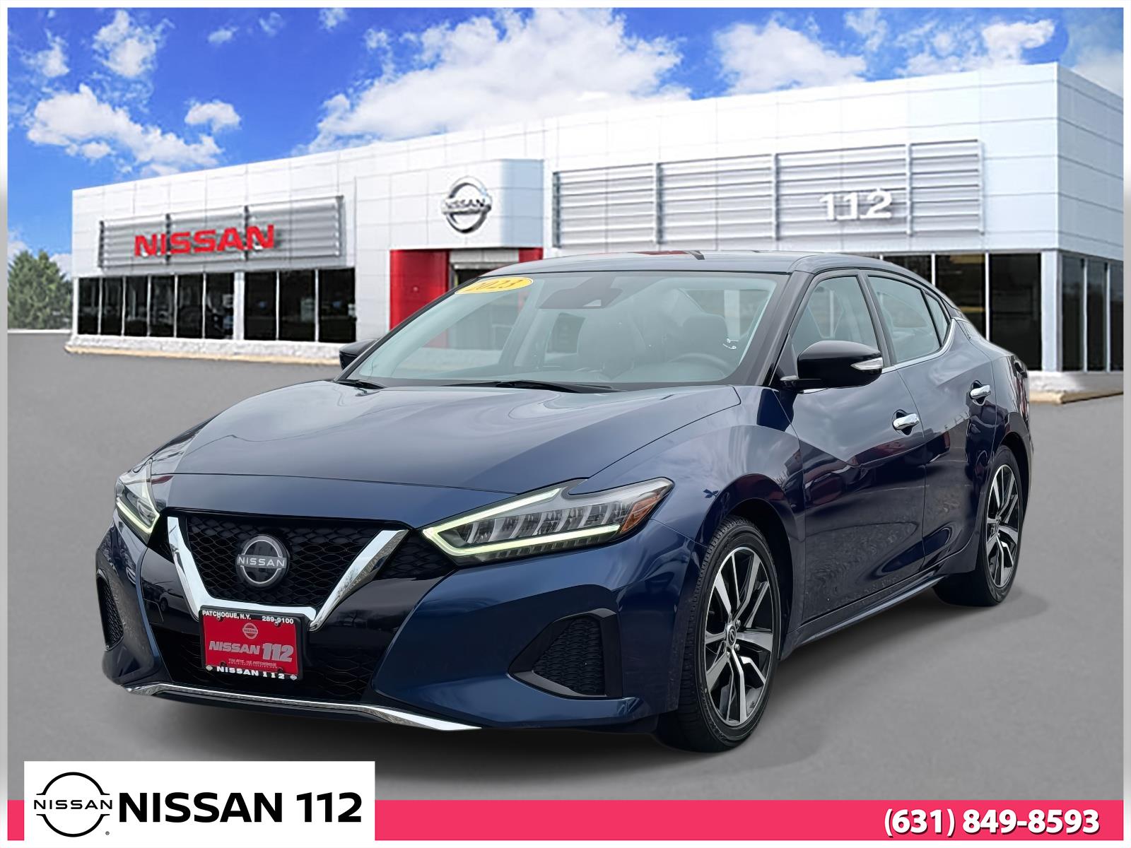 Blue 2023 Nissan Maxima SV FWD Sedan Front-Wheel Drive Continuously Variable Transmission