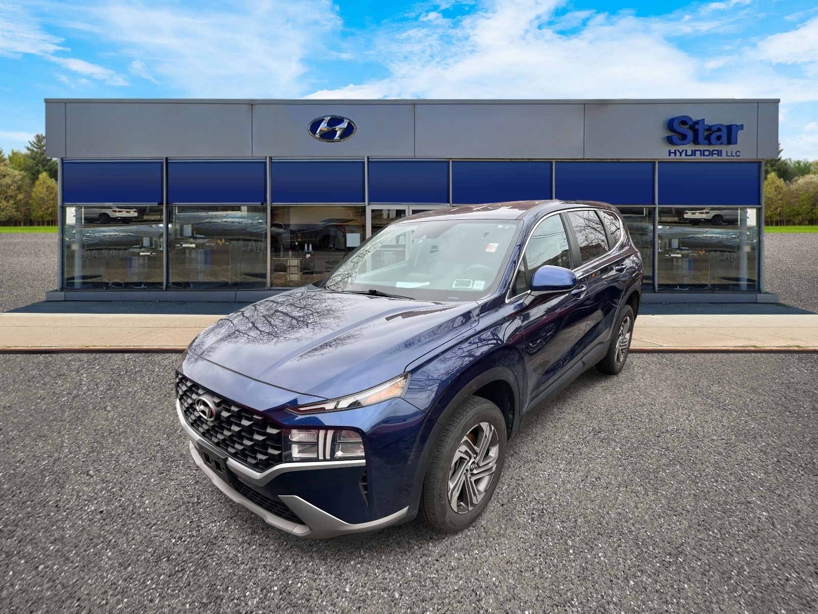 used 2023 Hyundai Santa Fe car, priced at $22,995