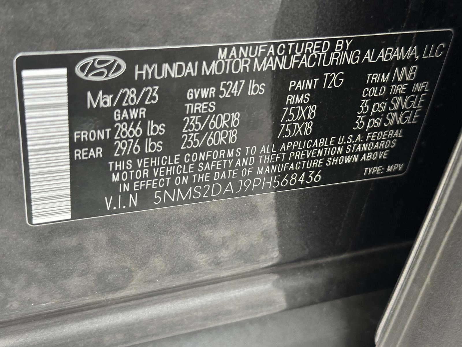 used 2023 Hyundai Santa Fe car, priced at $22,999