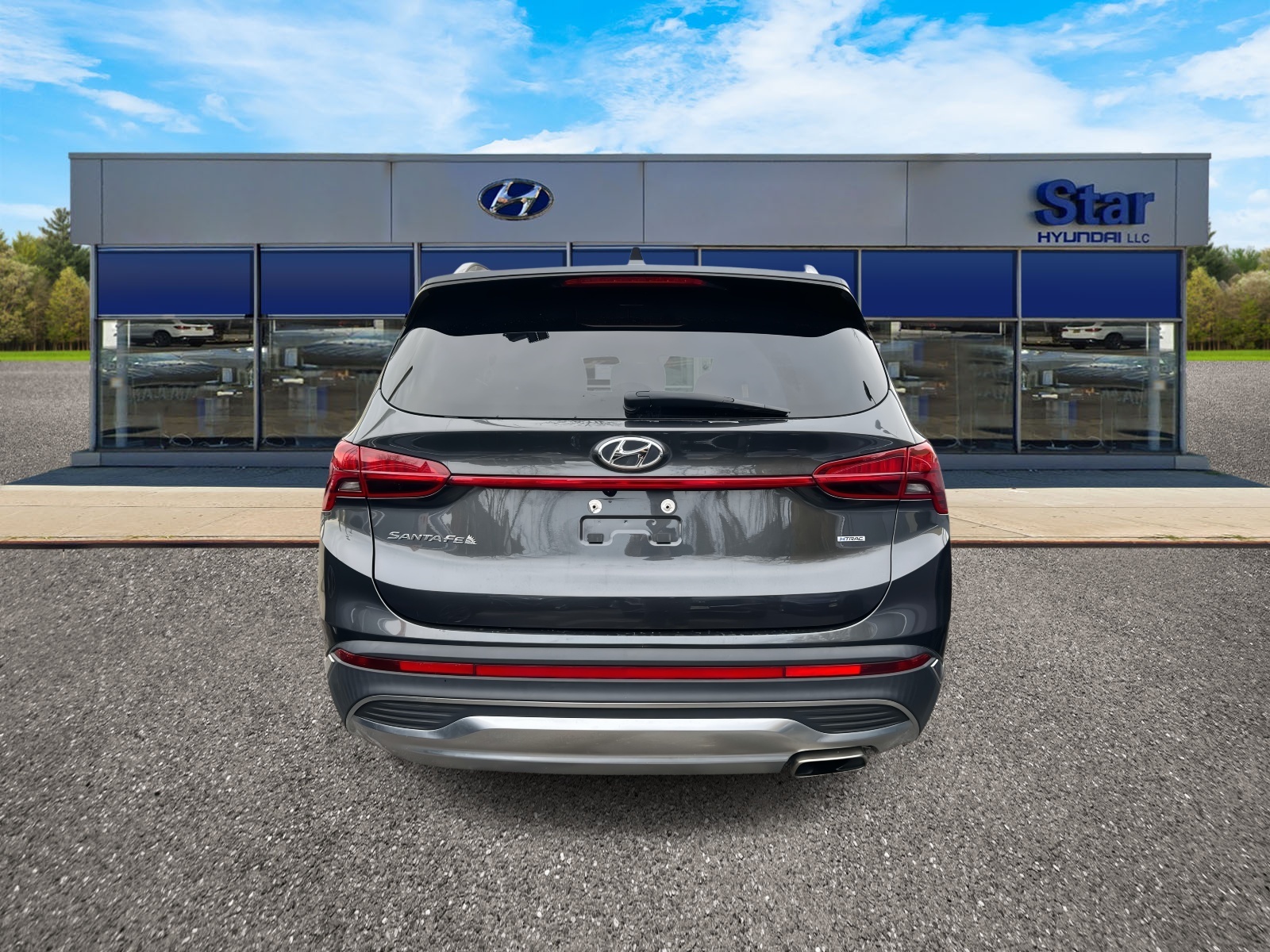 used 2022 Hyundai Santa Fe car, priced at $22,995