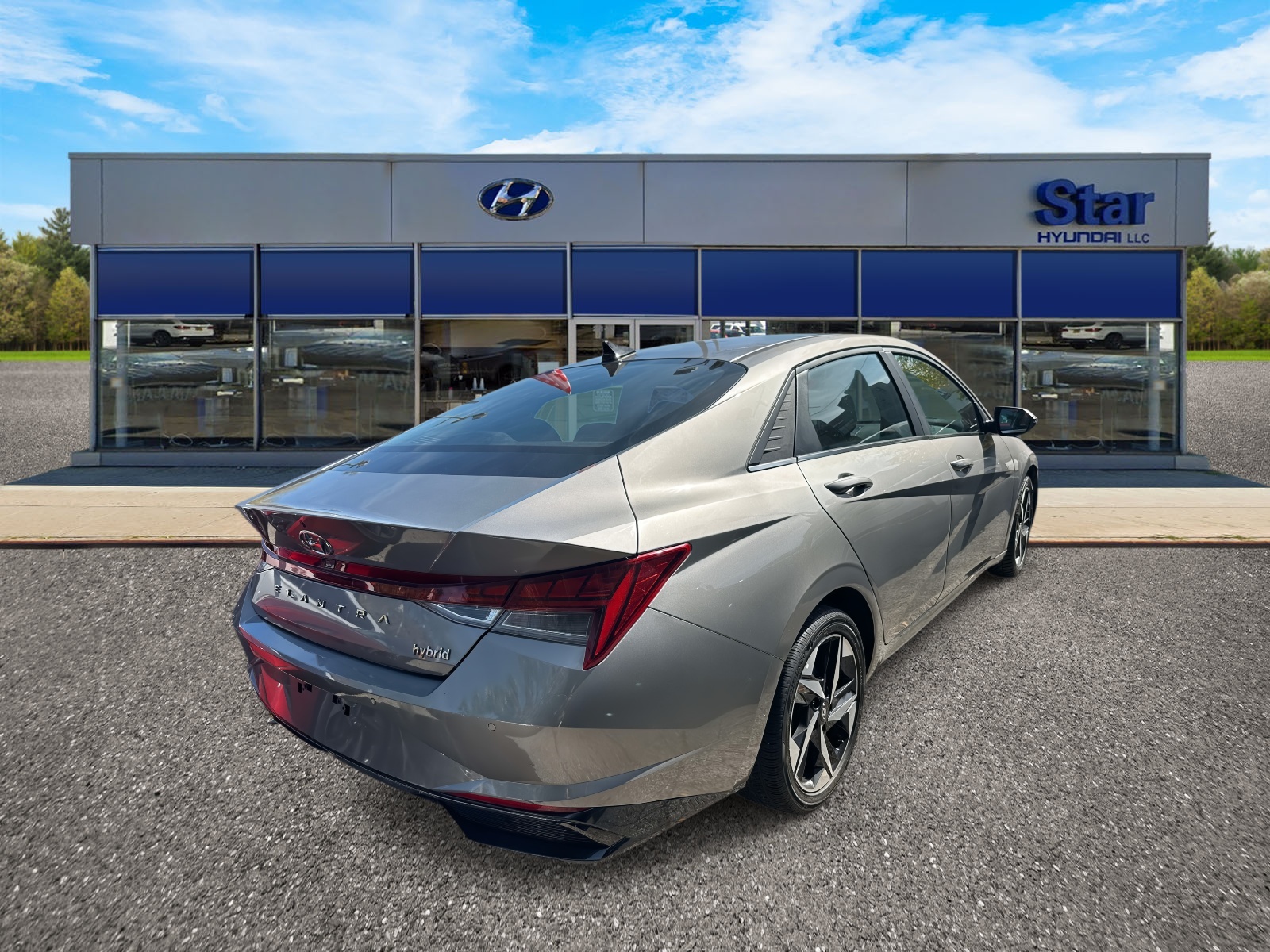 used 2023 Hyundai Elantra Hybrid car, priced at $21,599