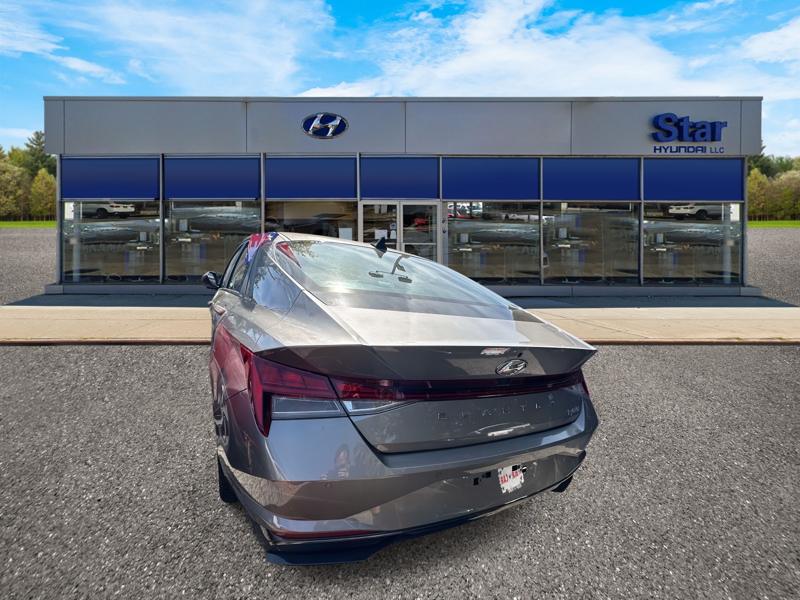 used 2023 Hyundai Elantra Hybrid car, priced at $21,599