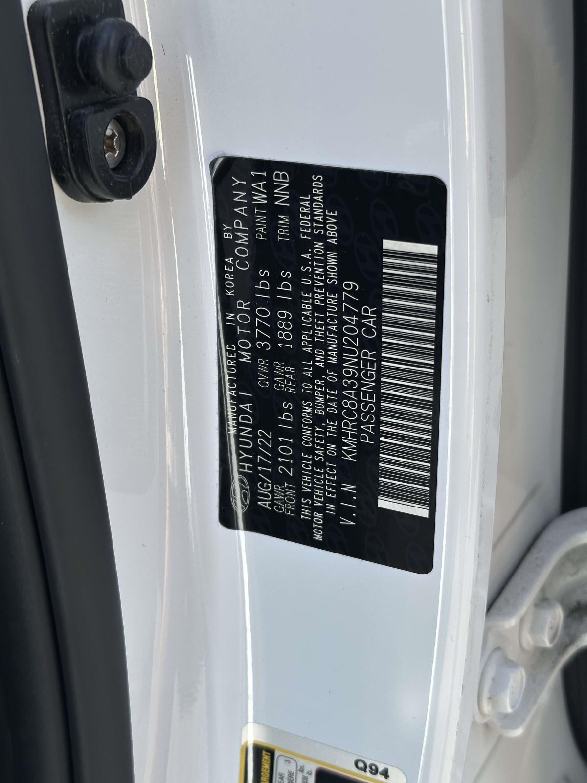 used 2022 Hyundai Venue car, priced at $17,499