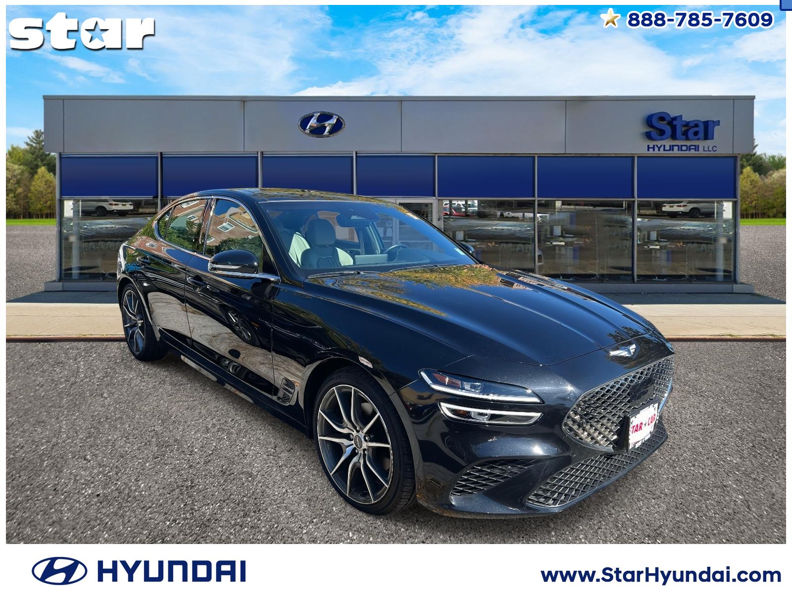 used 2022 Genesis G70 car, priced at $30,495