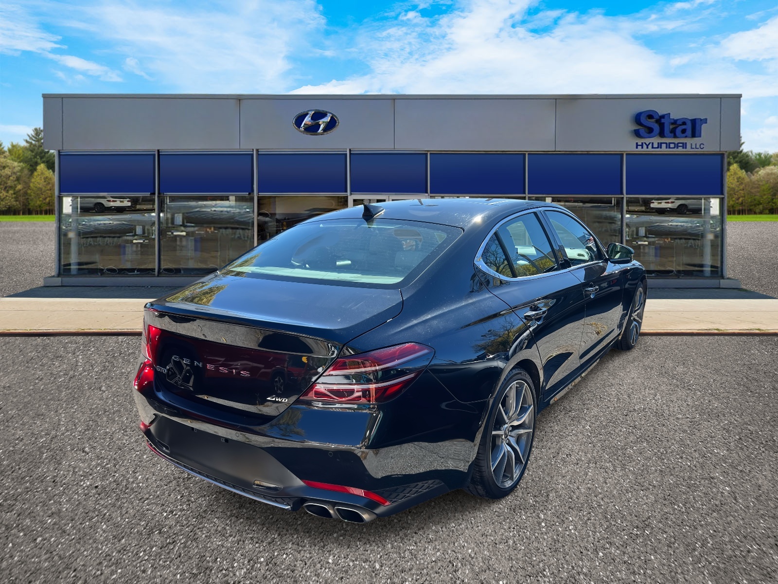 used 2022 Genesis G70 car, priced at $30,495