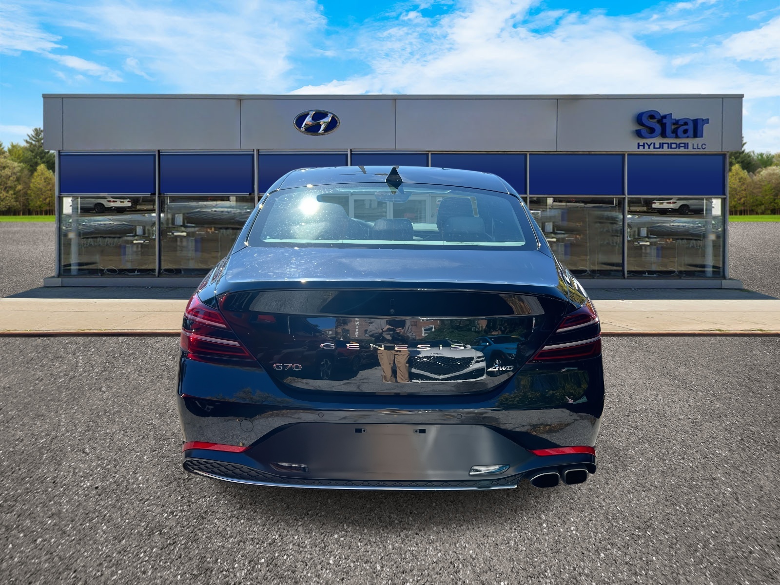 used 2022 Genesis G70 car, priced at $30,495
