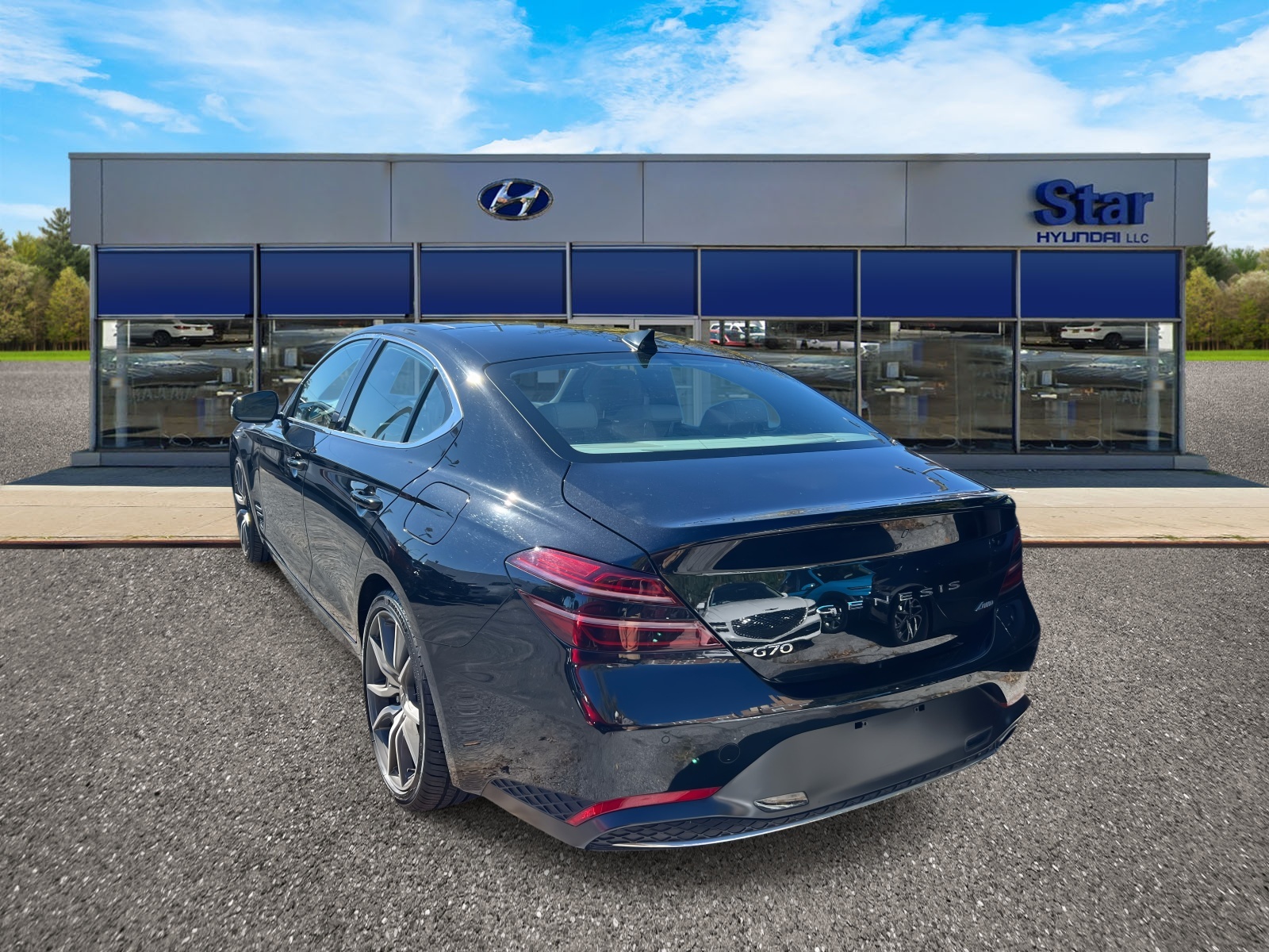used 2022 Genesis G70 car, priced at $30,495