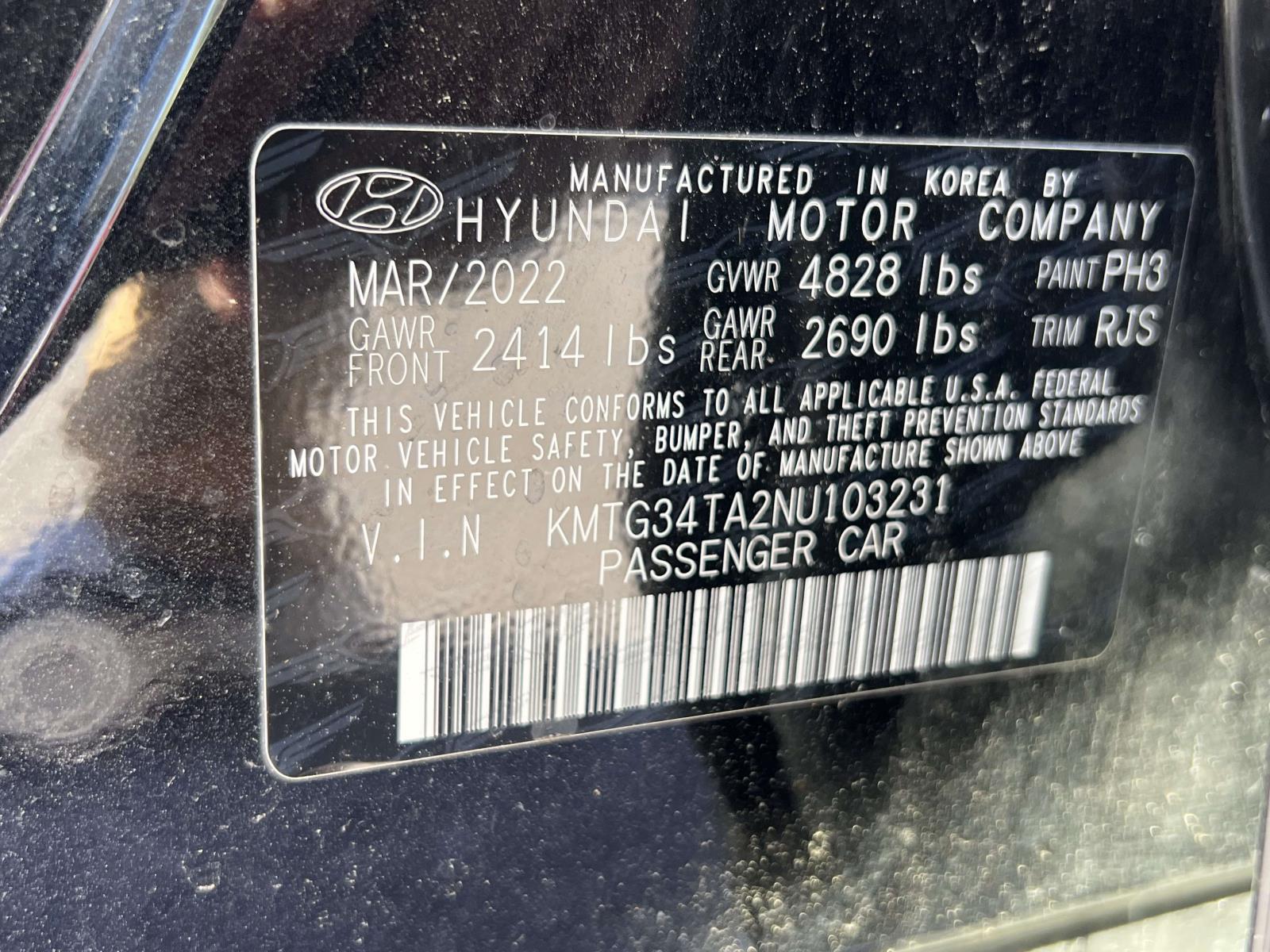 used 2022 Genesis G70 car, priced at $30,495