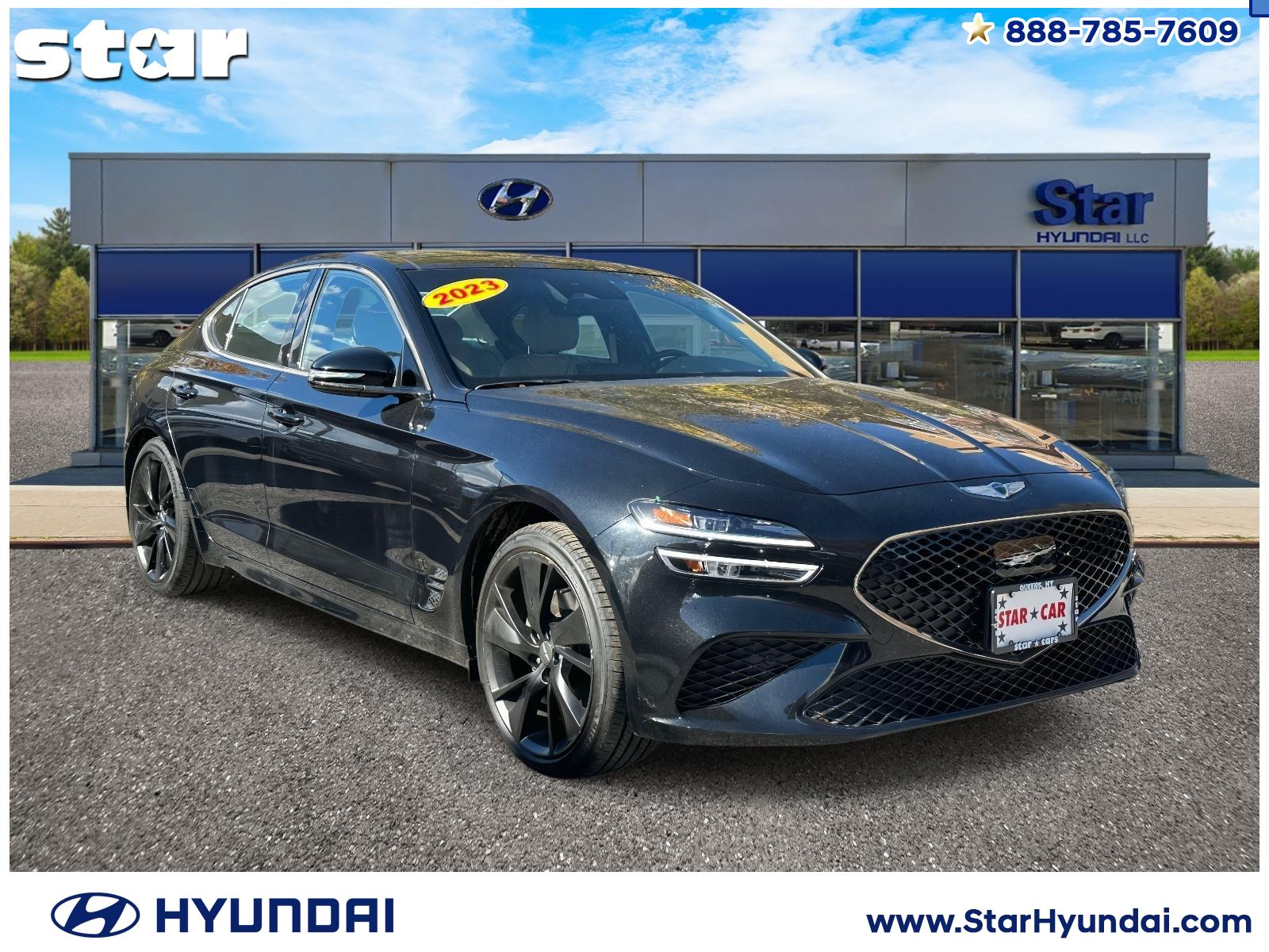 used 2023 Genesis G70 car, priced at $31,995