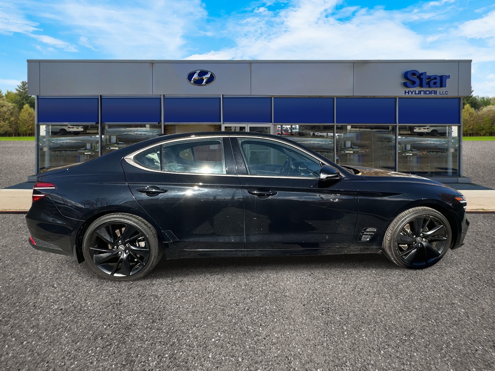 used 2023 Genesis G70 car, priced at $31,995