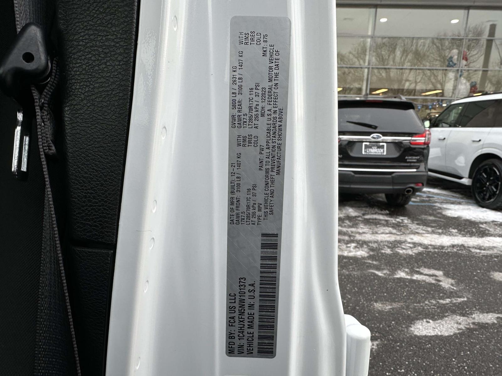 used 2022 Jeep Wrangler car, priced at $28,531