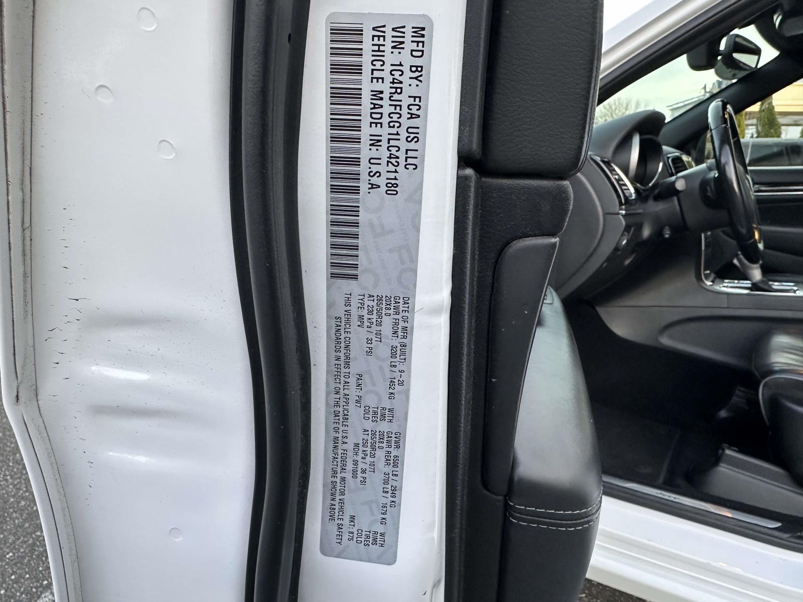 used 2020 Jeep Grand Cherokee car, priced at $22,899