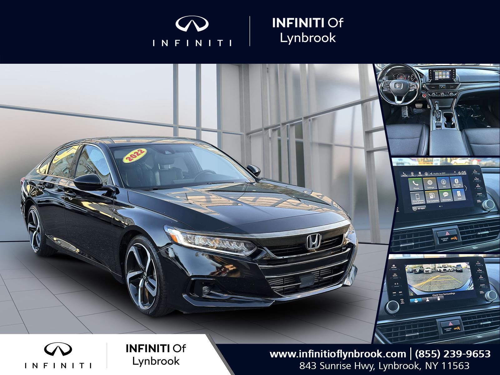 used 2022 Honda Accord Sedan car, priced at $24,889