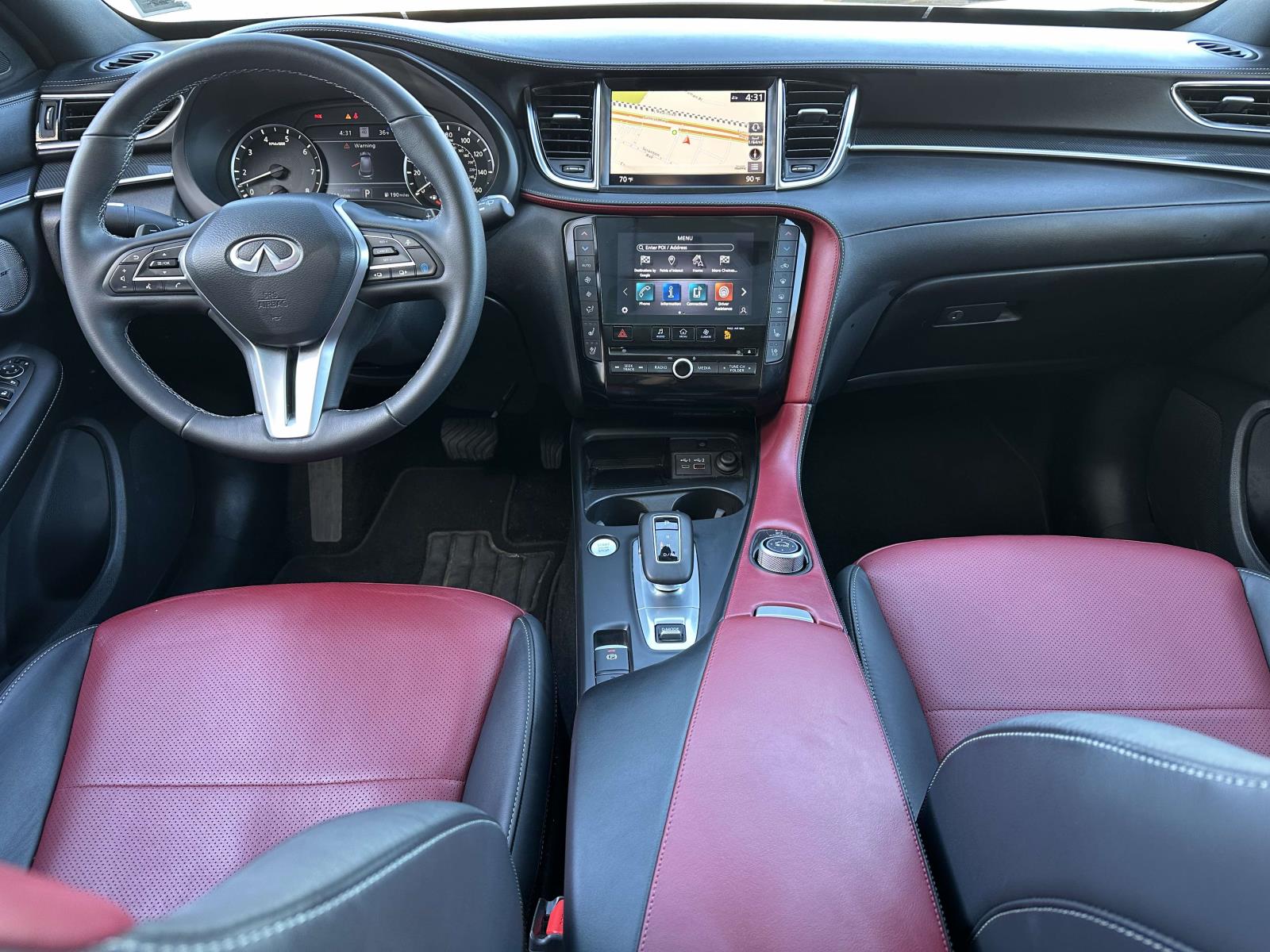 used 2025 INFINITI QX50 car, priced at $42,898