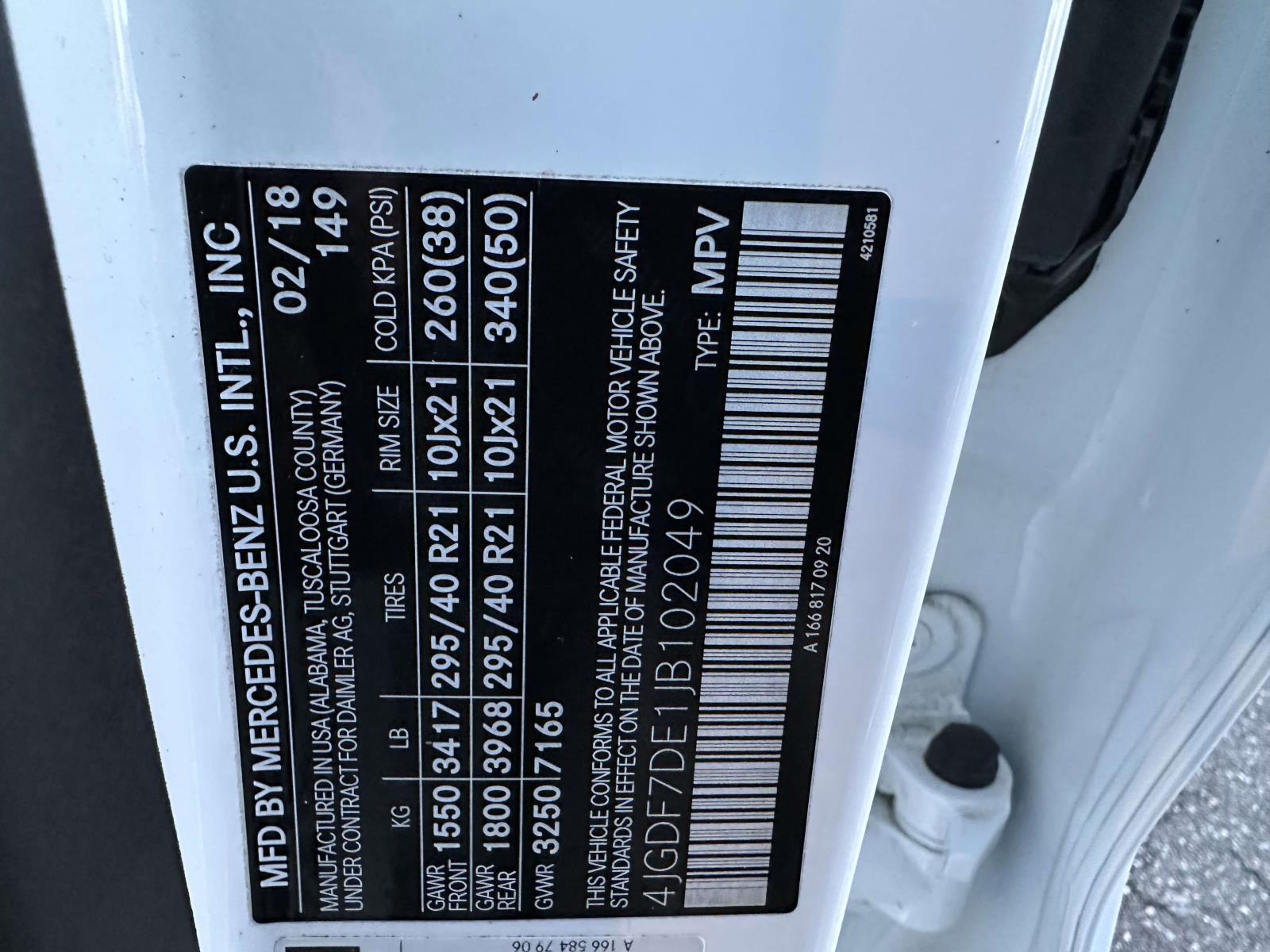 used 2018 Mercedes-Benz GLS car, priced at $25,934