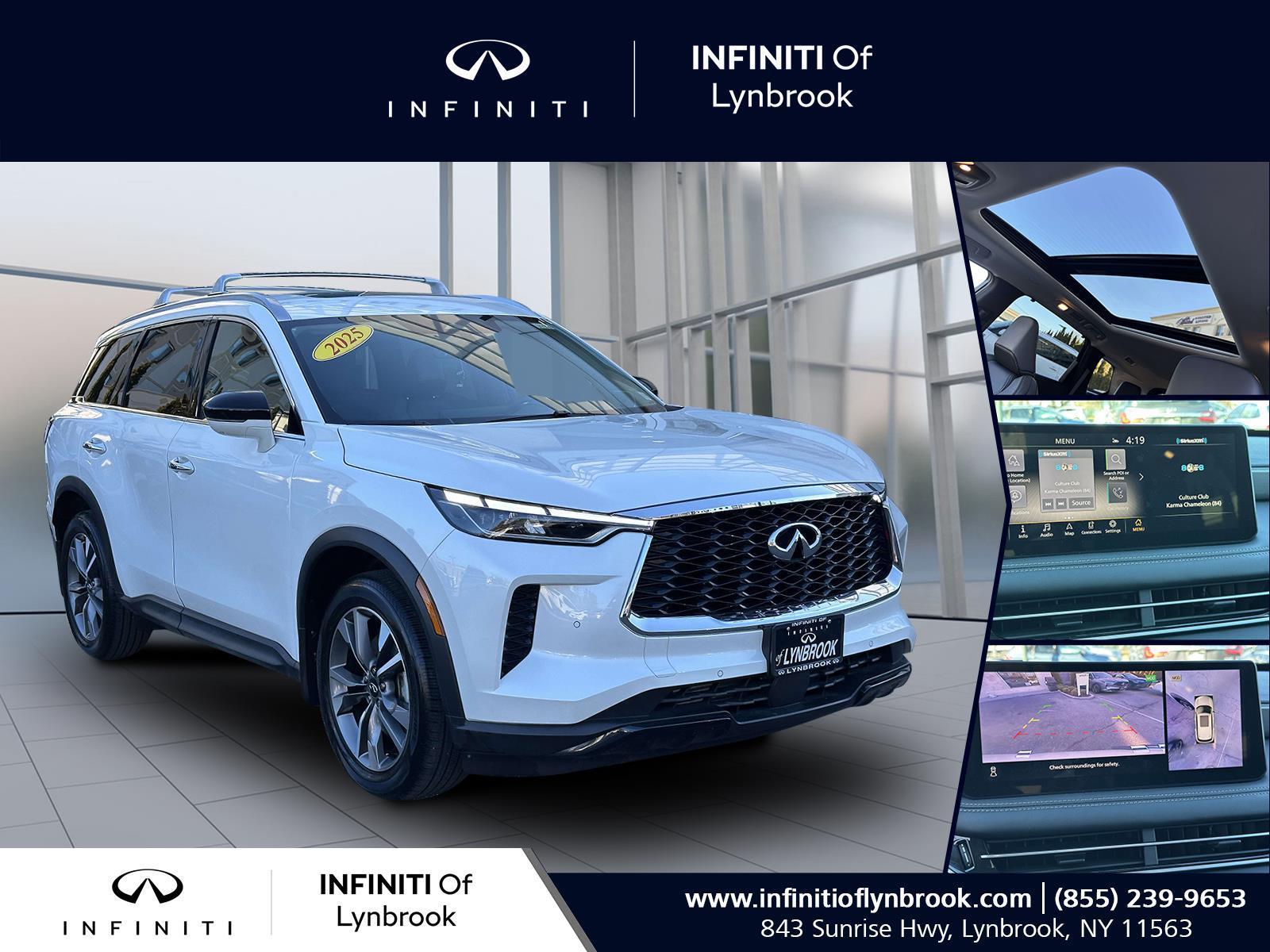 used 2025 INFINITI QX60 car, priced at $49,999