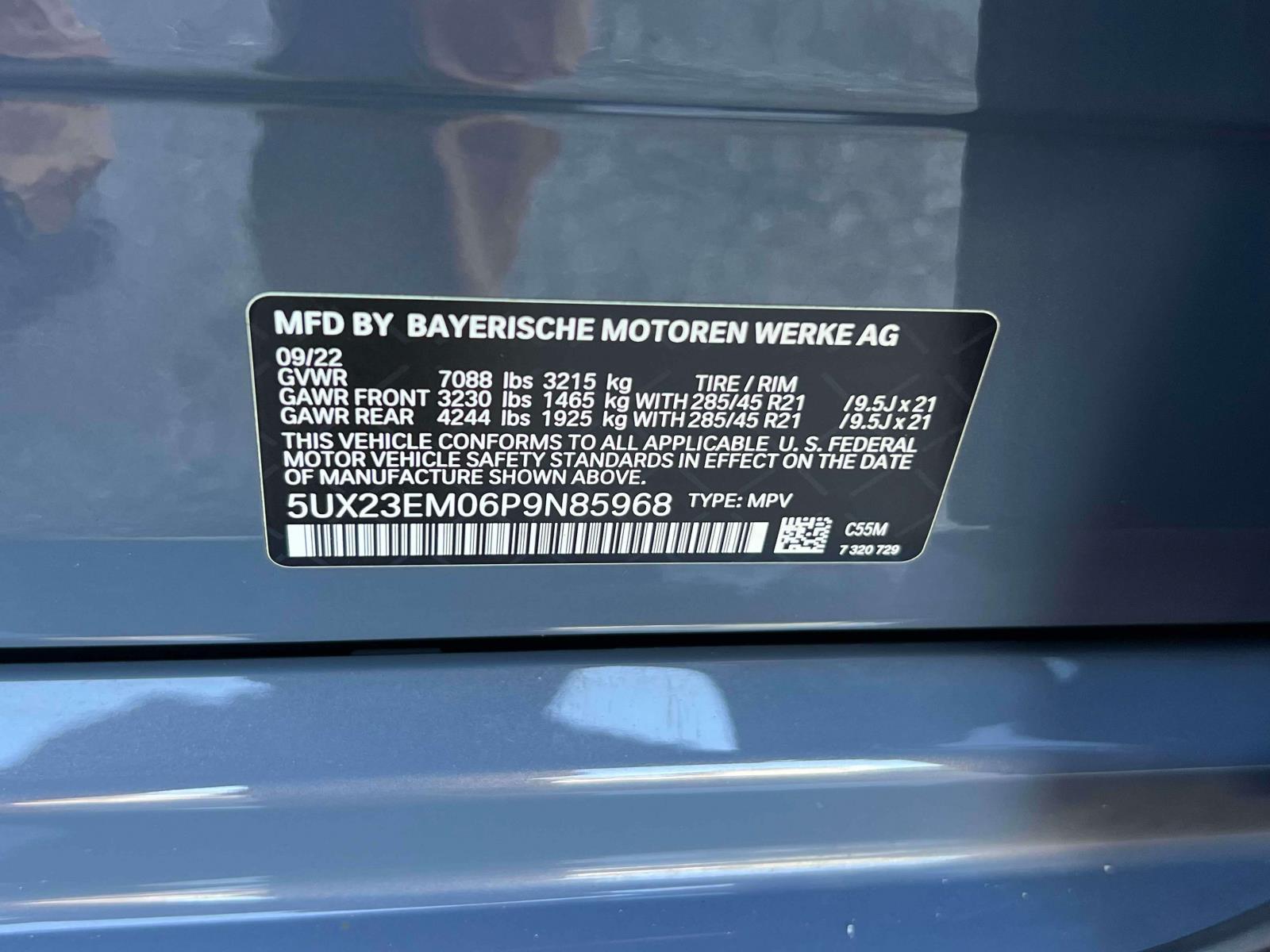 used 2023 BMW X7 car, priced at $57,536