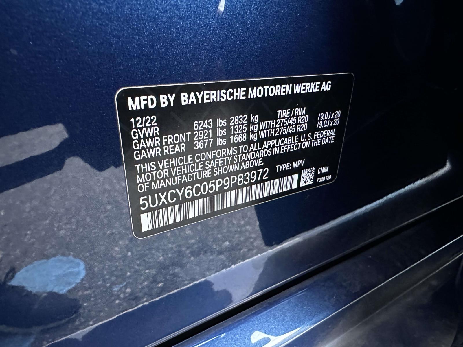 used 2023 BMW X6 car, priced at $52,947