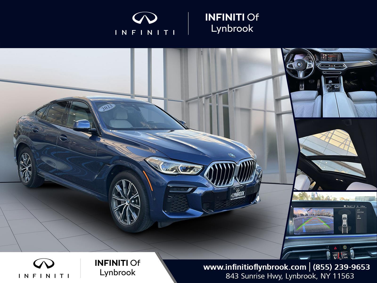 used 2023 BMW X6 car, priced at $53,550