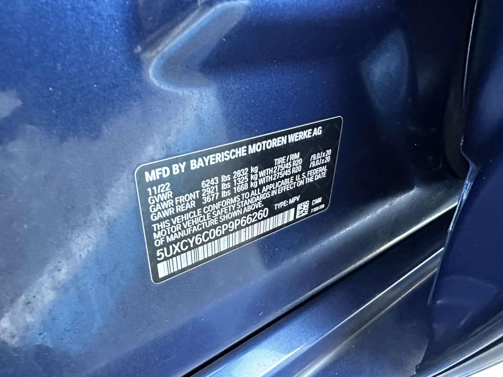 used 2023 BMW X6 car, priced at $53,550